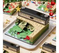 Calendrier de bureau 3D 2026 avec feuilles amovibles et design charmant, œuvre d'art de sculpture sur papier pour planifier, organiser et gérer les horaires pour la maison, l'école et les études