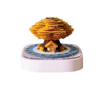 Calendrier De Bureau 3D - 2026 Bloc-Notes Sculpture En Papier,Calendrier 3D Sculpture sur Papier Art Décor de Bureau | pour École Maison Famille Noël et Nouvel An