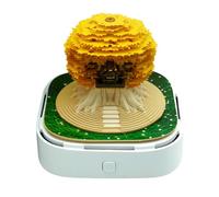 Calendrier de bureau 3D 2026 | Calendrier de table 2026 avec sculpture en papier 3D Maison dans l'arbre, planificateur avec mémo Pad décoratif | Pour étudiants, adultes, famille, bureau, maison, Noël