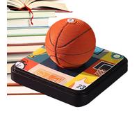 Calendrier de Bureau 3D - 3.43x3.43x2.6in Papier Acrylique, Design Basketball Football, Planificateur d'étude, Organisateur de Bureau, Planificateur de Vie, Accessoire de Bibliothèque, Décor Créatif