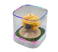 Calendrier de bureau 3D pour 2026 - Memo Pad décoratif, design de maison d'arbre fortune, planificateur de notes collantes | Planificateur de jour debout pour étudiants adultes bureau familial étude