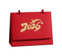 Calendrier de bureau Année du Cheval 12 mois 2026 Fournitures de planification