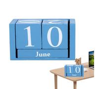 Calendrier de bureau avec cubes réglables, décoration simple pour