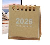 Calendrier de bureau - Calendrier 2026 de janvier à décembre - Planificateur journalier organiseur annuel Planification en papier pour école, bureau, maison, résidence étudiante