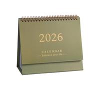 Calendrier de bureau - Calendrier de bureau 2025-2026 | Mensuel en papier | Organiseur d'horaires de petites dates pour planification des heures de foi