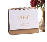Calendrier de bureau - Calendrier mensuel 2026 pour bureau avec bloc de feuilles | Décoration de maison pour organisation quotidienne Vacances Anniversaires Enseignants Manager Étudiants