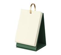 Calendrier de Bureau Calendrier Vierge Detachable Petit Bloc-notes Sur pied Feuilles Remplaçable Mémo Cartonné Mini Agenda pour Étudiants Planning Notes Peinture Apprentissage 180 Feuilles