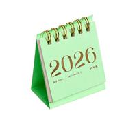 Calendrier de bureau créatif 2026, décoration de papeterie, planificateur scolaire, organisateur de poche simple, fournitures de bureau, planificateur de poche