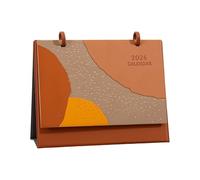 Calendrier de bureau créatif 2026 Décoration Papeterie Planificateur scolaire Format de poche simple Organisateurs Fournitures de bureau Calendrier de bureau