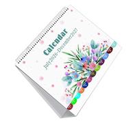 Calendrier de bureau créatif 2026 - Décoration - Papeterie - Planificateur scolaire simple - Format de poche - Fournitures de bureau - Planificateur d'horaire quotidien - Organisateurs de décoration