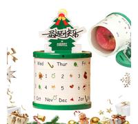 Calendrier de bureau de Noël, calendrier de bureau rotatif multifonctionnel, porte-crayon pour salle de classe, enseignant, étudiant, artiste, secrétaire, école, maison, hôpital, bibliothèque, studio