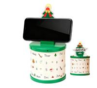 Calendrier de bureau de Noël, calendrier de bureau rotatif multifonctionnel, porte-stylo | pour étudiants, artistes, secrétaires, conseillers, école, maison, dortoir, hôpital, bibliothèque, studio