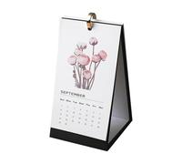 Calendrier de bureau debout 2025, calendrier de bureau mensuel floral, calendrier de travail, calendrier quotidien personnel, fournitures scolaires pour le bureau à domicile, calendrier de bureau