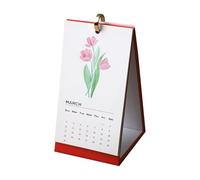 Calendrier de bureau debout 2025 - Grand calendrier de bureau mensuel avec jours fériés | Calendrier de bureau pour le bureau et la maison, planificateur quotidien pratique pour la gestion