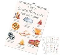 Calendrier De Bureau Illustré 2026, Format De Bureau Compact, 1 Pièce, Calendrier De Liste De Seaux, Planificateur D'objectifs Inspirants, Mise En Page Hebdomadaire Claire, Pour Les Habitudes De Lectu