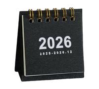 Calendrier de bureau inspirant Calendriers à papier lisse, indispensables for décorer son bureau et gérer temps Cadeaux pour collègues(Black)