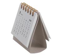 Calendrier de bureau inspirant Calendriers à papier lisse, indispensables for décorer son bureau et gérer temps Cadeaux pour collègues(Gray)