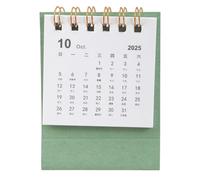 Calendrier de bureau inspirant Calendriers à papier lisse, indispensables for décorer son bureau et gérer temps Cadeaux pour collègues(Green)