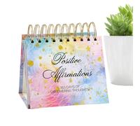 Calendrier de bureau inspirant pour le bureau positif | Calendrier de bureau en papier avec citations inspirantes - Citations positives quotidiennes pour femme, épouse, femme