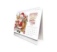 Calendrier de bureau mensuel 2026 à faire avec liste de bureau, festival Flip