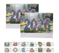 Calendrier De Bureau Mensuel 2026 À Faire Soi-même, Format 7,4 X 9,8 Pouces, 12 Mois, Page Par Mois, Pour La Décoration De Votre Maison Ou De Votre Bureau