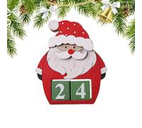 Calendrier de bureau mignon : compte à rebours pour blocs de Noël, affichage de la date sur la table de compte à rebours de Noël | Blocs de compte à rebours du Père Noël Resindeer pour la maison,