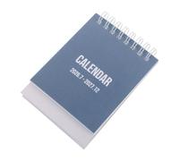 Calendrier de Bureau Mini 2027 à Spirale, Papier Épais | Format Tente à Poser, Pages Quotidiennes à Tourner, Séparateurs Mensuels et Repères Fériés