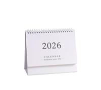 Calendrier de bureau Mini calendrier simple 2026, agenda de bureau portable et créatif à spirale Agenda(A8)