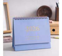 Calendrier de bureau Mini calendrier simple 2026, agenda de bureau portable et créatif à spirale Agenda(A3)