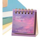 Calendrier de bureau - Mini Tracker avec affichage | Calendrier de bureau 2026 - Pour la maison bureau école hommes femmes collègues Noël employés Nouvel An Adultes Fête des pères