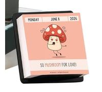 Calendrier de bureau motivant - Calendrier 2026 de type lip avec 365 phrases quotidiennes inspirantes et amusantes, calendrier perpétuel compact pour bureau, cadeau idéal pour les étudiants et les