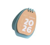 Calendrier de bureau permanent en polystyrène imperméable à vingt-six tours avec panneaux simples et dates claires
