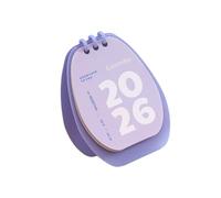Calendrier de bureau permanent en polystyrène imperméable avec vingt vingt-six tours pour mettre en évidence les panneaux simples et les dates claires Calendrier de bureau imperméable