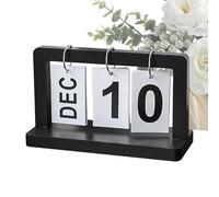 Calendrier de bureau perpétuel, calendrier debout en bois, calendrier quotidien à retournement, calendrier grand affichage, calendrier de bureau de mariage, calendrier de bureau, calendrier de bureau
