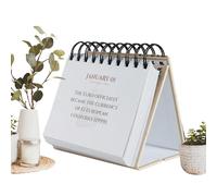 Calendrier de bureau perpétuel - Informations historiques quotidiennes, calendrier de quiz sur l'histoire du monde, pour la maison, le salon, la salle d'étude, la chambre à coucher, le bureau, l'école