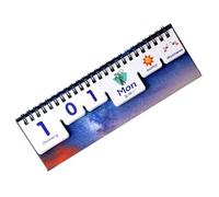 Calendrier De Bureau Perpétuel Longue Durée Avec Pages Amovibles Art Animalier Céleste Pour La Décoration La Maison Et Du Bureau Calendrier Créatif