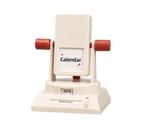 Calendrier de bureau perpétuel - Vintage rotatif, indicateurs jour et mois