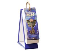 Calendrier De Bureau - Planificateur De Peinture Artistique 2026, Organiseur De Bureau Debout, Agenda Mensuel | Espace De Travail Créatif À Domicile, École Familiale, Salle De Classe, Cuisine, Salle D