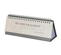 Calendrier de bureau, planificateur mensuel 2026, conception grands blocs lignés, papier épais empêchant le saignement de l'encre pour une écriture claire, organisateur planification durable