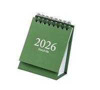 Calendrier De Bureau Portable 2026 Reliure À Double Bobine En Papier Référence De 19 Mois 01/2026 À 07/2027 Pour La Planification Du Calendrier Papier