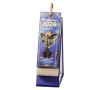 Calendrier De Bureau Rétro, Motifs De Peinture À L'huile, 18,2 X 8,7 X 6 Cm, Calendrier Vintage, Planificateur De Bureau Élégant 2026, Facile À Lire, Pour La Salle De Classe, L'école Familiale, Le Lie