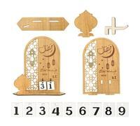 Calendrier de compte à rebours 2026 comme décoration de table, souvenir pour les célébrations du mois sacré, occasions festives à la maison (A, taille unique)