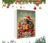 Calendrier de compte à rebours 26 x 18 x 3 cm - Ornement 2D en acrylique, pendentif décoratif festif, affichage, accessoire saisonnier créatif avec motif à suspendre | Pour homme, mari, famille