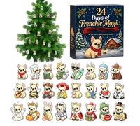 Calendrier de compte à rebours au design mignon de chien pour une | Une ambiance pour la fête de Noël dans la vie quotidienne, accroche-regard original pour les fêtes, décoration utile