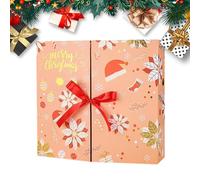 Calendrier De Compte À Rebours - Boîte De Noël Vide 24 Calendrier De Stockage De Grille Avec Une Solide Construction, Une Façon Créative De Remplir De Friandises Et De Cadeaux, Compact Et Léger | Idéa
