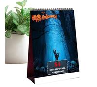 Calendrier de compte à rebours | Calendrier de l'Avent 100 jours avec compte à rebours de Noël - Décoration de table pour décembre salon, fenêtre, entrée, bureau à domicile