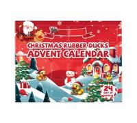 Calendrier de compte à rebours, calendrier de Noël de 24 jours, design distinctif, jouets de bain pour rembourrage de chaussettes amusantes pour décorations festives, activités familiales quotidiennes