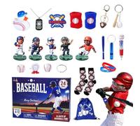 Calendrier de compte à rebours de baseball amusant Hoiday And It Serves | Calendrier de compte à rebours de Noël de 24 jours pour enfants, dix, fans de sport, vacances, fête,