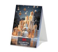 Calendrier de compte à rebours - de Noël 100 jours - Bureau planification | Calendrier de bureau de l'Avent pour hommes, femmes, , | bureau | Table Salon Calendrier du compte à rebours Noël 100