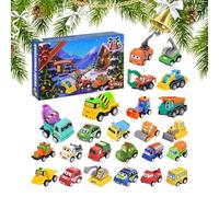 Calendrier de compte à rebours de Noël - 13,46 x 19,81 x 3,81 cm, ABS, compte à rebours de l'Avent | Calendrier de vacances réutilisable avec jours numérotés et design festif et décoration pour